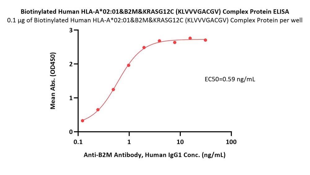  HLA-A*0201 & B2M & KRASG12C (KLVVVGACGV) ELISA